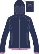 CMP Woman Jacket Rain FIX Hood Women's hardshell jacket