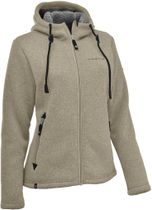MAUL Sport Chieming - Strickfeecejacke m. Kap. Damen Midlayer für Outdoor Aktivitäten