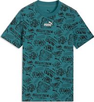 Puma MID90s AOP Tee B Jungen T-Shirt für sämtliche Outdoor Aktivitäten