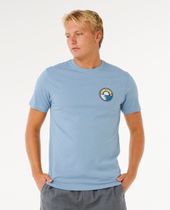 RipCurl Pacific Rinse Stacked Tee Herren T-Shirt für sämtliche Outdoor Aktivitäten