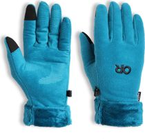 Women's Fuzzy Sensor Gloves