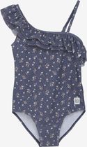 Swimsuit 1 Shoulder Frill AOP 720256