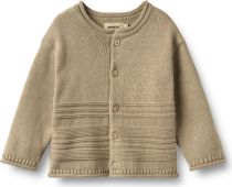 Wheat Knit Cardigan Long Sleeve Gunnar
