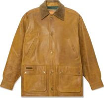 Timberland Mens Leather Field Coat