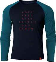 Langarm-shirt Merino Kopf Frei