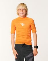 RipCurl Waves UPF Short Sleeve-boy Boys Swimwear