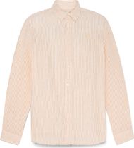 Timberland Mens Linen Striped Shirt (regular) Herrenhemd für Outdoor Aktivitäten