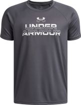Under Armour Tech Split Wordmark SS Jungen T-Shirt für sämtliche Outdoor Aktivitäten