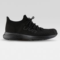 Woman Laces Trek Sole Black Shoes