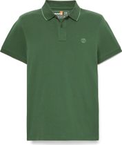 Mens Printed Neck Short Sleeve Polo