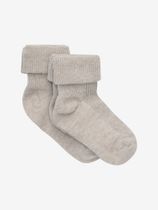 Minymo Baby rib Sock w. Fold (2-pack) Kinder Sportsocken