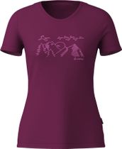 Löffler Women Printshirt Sunset Merino-tencel(tm) Damen T-Shirt für sämtliche Outdoor Aktivitäten