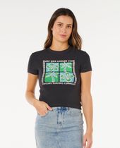 RipCurl Surf Side Fitted Tee Damen T-Shirt für sämtliche Outdoor Aktivitäten