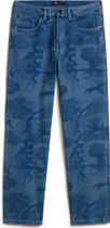 Check-5 Loose Camo Printed Denim Pant
