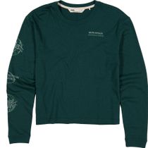 Mons Royale Womens Yonder Merino Organic Cotton Long Sleeve Damen Longsleeve für Freizeit und Outdooraktivitäten