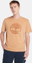 Mens Garment Dye Logo Graphic Tee