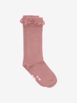 Minymo Knee Sock w. Lace Mädchen Sportsocken