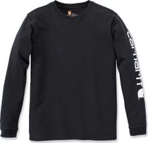 Carhartt Loose Fit Heavyweight Long-sleeve Logo Sleeve Graphic T-shirt Longsleeve für Freizeit und Outdooraktivitäten