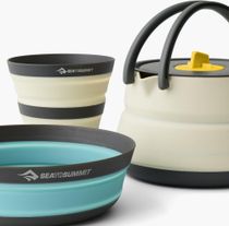 Sea to Summit Frontier UL Collapsible Kettle Cook Set - [3 Piece] 1.1L With Cup & Bowl
