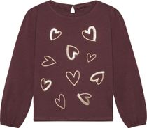 Minymo T-shirt LS Mädchen Longsleeve für Freizeit und Outdooraktivitäten
