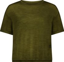 Womens Zephyr Merino Tencel Boxy Tee-shirt