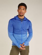 Icebreaker Men Merino Blend 200 Realfleece Descender Long Sleeve Zip Hoodie