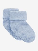 Minymo Baby rib Sock w. ABS (2-pack) Kinder Sportsocken