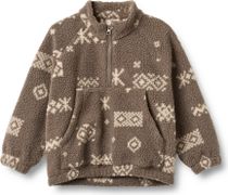 Wheat Fleece Anorak Moon Kinder Midlayer für Outdoor Aktivitäten