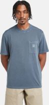 Mens Garment Dye Chest Pocket Tee