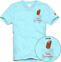 MC2 Saint Barth Austin MAN Cotton T-shirt With Front Pocket AND Print Men's T-shirt for any outdoor activities
