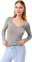 Mandala Slim V-neck Damen Langarm Laufshirt