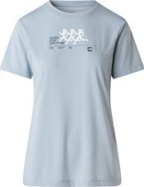 Womens Bitmap Silhouette Short Sleeves Tee-gr