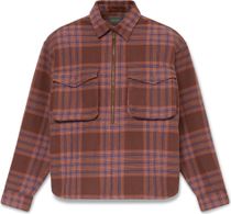 Timberland Mens Flannel House Check 1/4 Zip Overshirt Herren Freizeitjacke