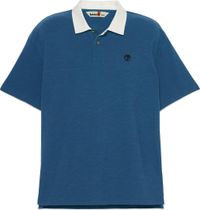 Mens Textured Polo