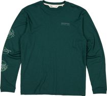Mons Royale Mens Yonder Merino Organic Cotton Long Sleeve Herren Longsleeve für Freizeit und Outdooraktivitäten