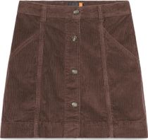 Womens Washed Corduroy Skirt