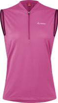 Löffler Women Bike Sleeveless Shirt Half Zip Plain Women's cycling jersey