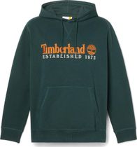 Mens Embroidered Logo Loopback Hoodie
