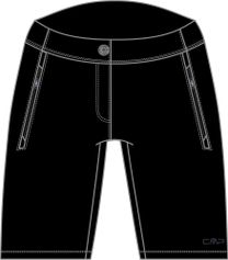 CMP Woman Bermuda Outdoor Shorts für Damen