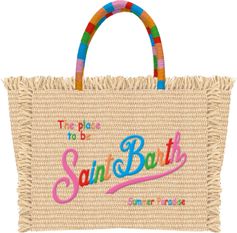 MC2 Saint Barth Colette Straw N Hand Bag With Strap