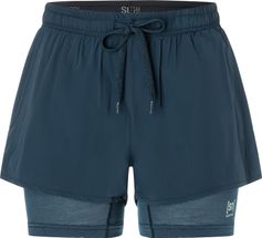 Super.Natural W Double Layer Shorts Damen Laufshorts
