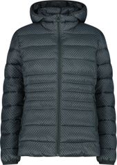 CMP Woman Padded Padded Jacket Zip Hood Kunstfaser Isolationsjacke für Damen