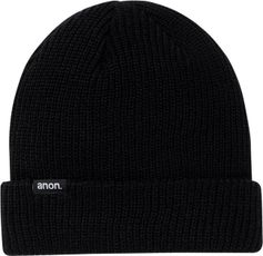 Anon Cuff Beanie True Black