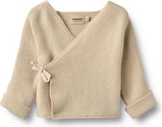 Wheat Knit Wraparound Long Sleeve Siva