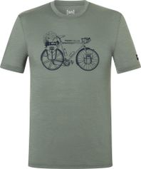 Super.Natural M Wander Wheel Tee Herren T-Shirt für sämtliche Outdoor Aktivitäten