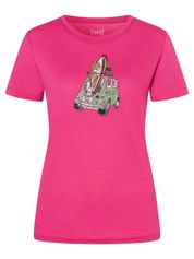 Super.Natural W Surfcar Tee Damen Laufshirt