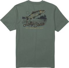 Salty Crew Fish Fest SS Tee Herren T-Shirt für sämtliche Outdoor Aktivitäten