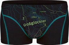 Ein schöner Fleck Erde Boxershorts Grossglockner Schwarz