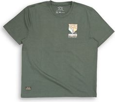 Bleubird Canyon Tee - Moss Unisex T-Shirt für sämtliche Outdoor Aktivitäten