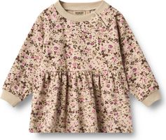 Wheat Jersey Dress Long Sleeve Dorthea